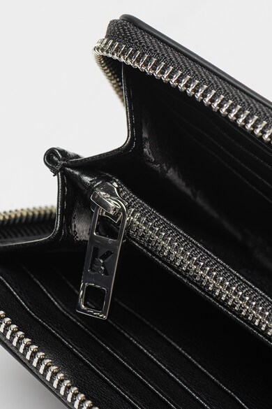Karl Lagerfeld Cipzáros bőrpénztárca logómintával női