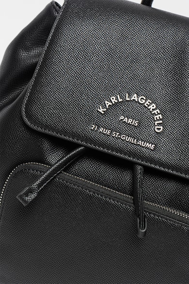 Karl Lagerfeld Fedőlapos bőr hátizsák női