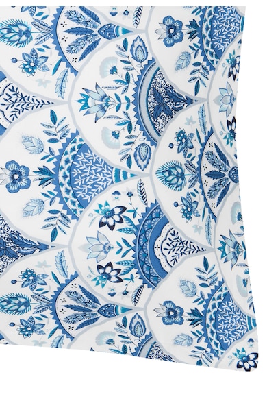 Jardin Secret Fata de perna Oxford alb cu albastru si imprimeu Zanzibar Femei