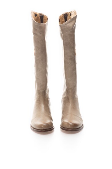 Frye Cizme cowboy maro taupe de piele Riding Femei