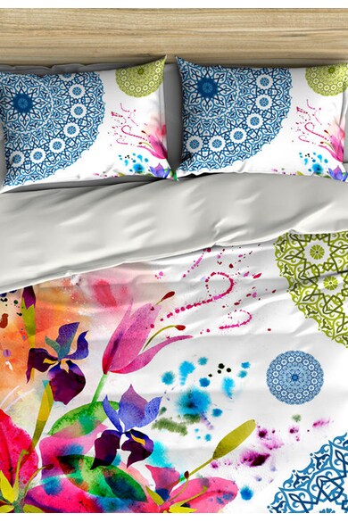 Leunelle Set de pat multicolor cu model floral Ebruli  Barbati
