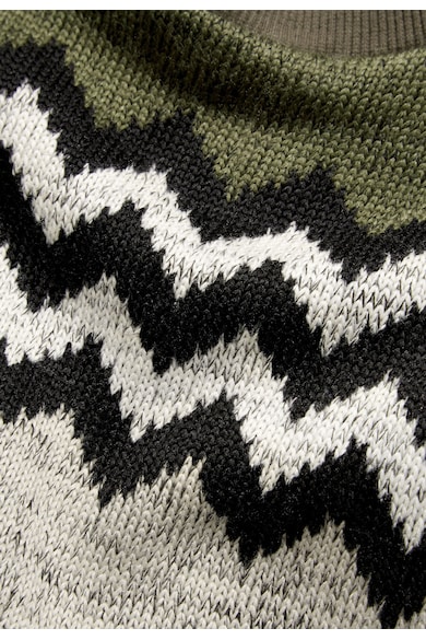 NEXT Kötött pulóver geometrikus mintával Fiú