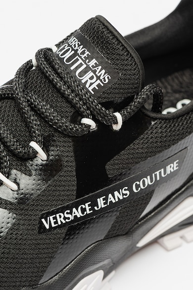 Versace Jeans Couture Pantofi sport din plasa tricotata si neopren New Trail Trek Barbati