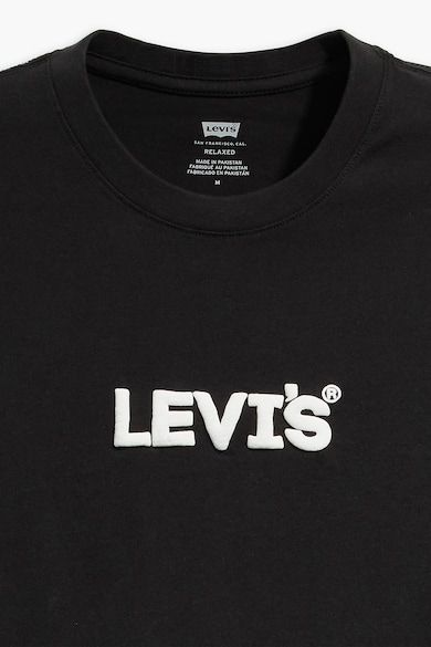 Levi's Tricou cu decolteu la baza gatului si imprimeu logo Barbati