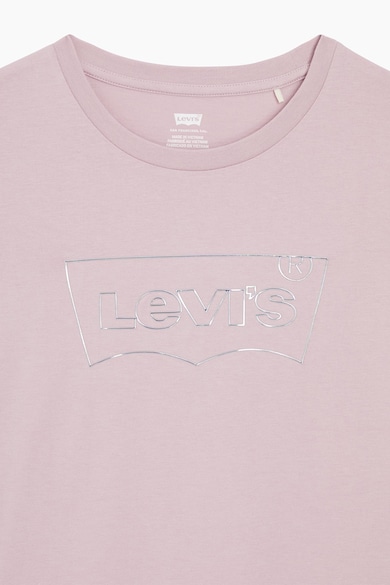 Levi's Tricou de bumbac cu decolteu la baza gatului Femei