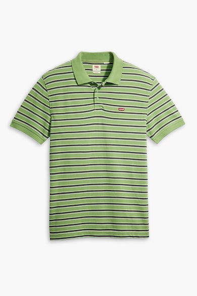 Levi's Tricou polo din bumbac cu broderie logo Barbati