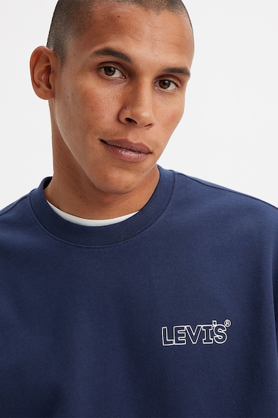 Levi's Kényelmes fazonú pulóver dombornyomott logóval férfi