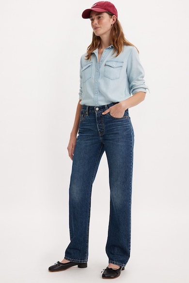 Levi's Blugi drepti cu talie medie 501® 90's Femei