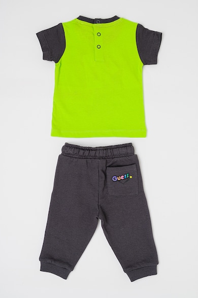 GUESS Set de tricou si pantaloni cu model colorblock Baieti
