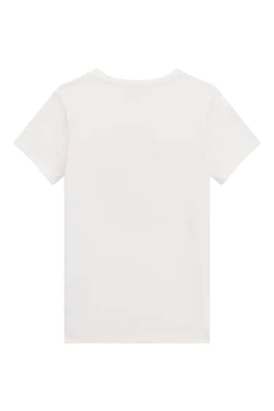 GUESS Тениска с памук с лого и фигурална шарка Момичета