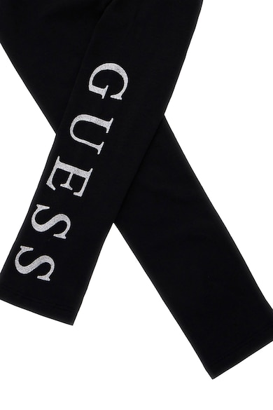 GUESS Logós pamuttartalmú leggings Lány