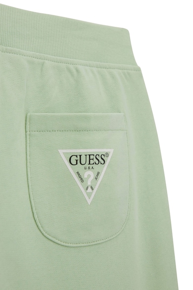 GUESS Къс памучен спортен панталон с джобове Момчета