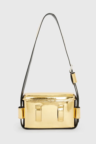 AllSaints Лачена кожена чанта Frankie с конвертируем дизайн Жени