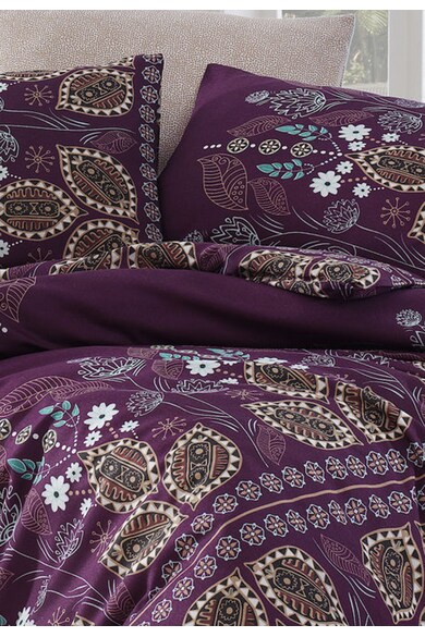 Leunelle Lenjerie de pat violet cu imprimeu, 160X220-2P-50X70 Barbati