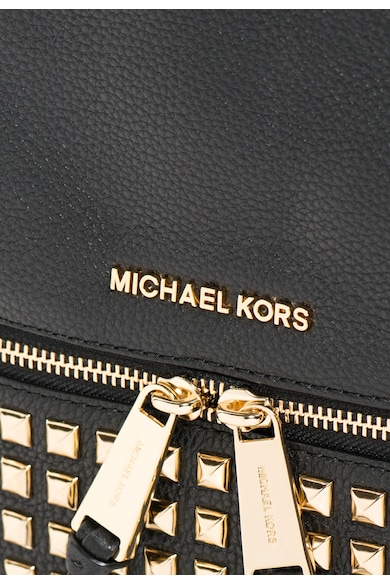 Michael Kors Черна кожена раница с капси Жени