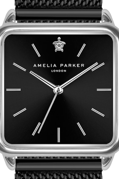Amelia Parker Часовник от неръждаема стомана с мрежеста верижка Жени