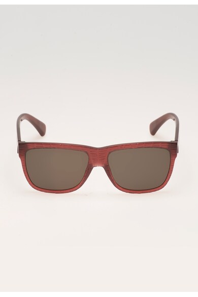 Alexander Mcqueen Ochelari de soare texturati rosu Bordeaux Femei