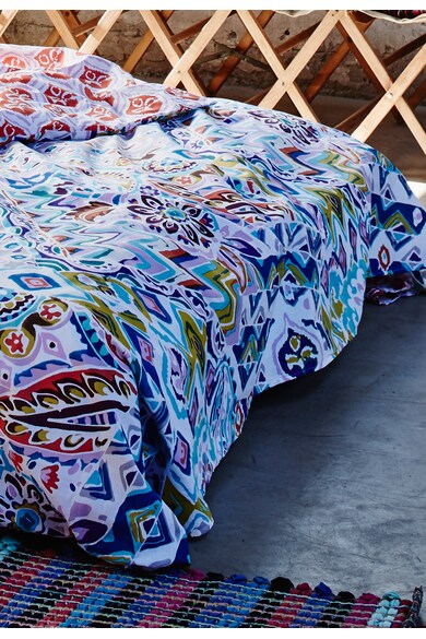 Covers & Co. Set de pat multicolor cu imprimeu abstract Festo Barbati
