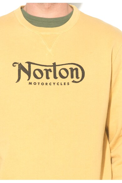 Norton Bluza sport galbena cu imprimeu logo Fastback Barbati