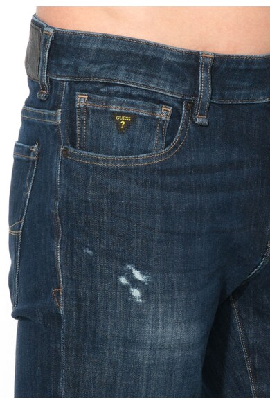 GUESS JEANS Jeansi skinny albastru inchis Isao Barbati