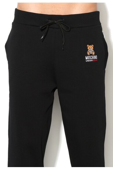 Moschino Pantaloni sport de casa negri cu buzunare Barbati