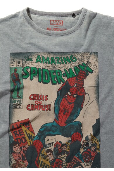 Recovered Tricou din bumbac Marvel Spiderman Crisis on Campus 3167 Barbati
