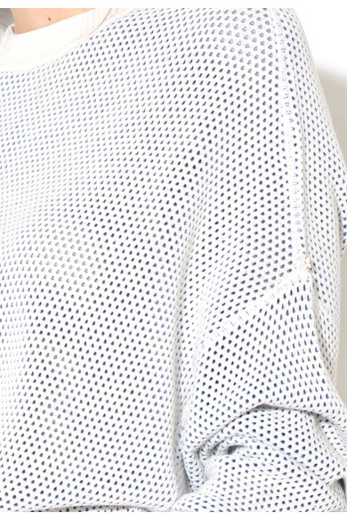 Sportmax Code Pulover alb cu perforatii Noli Femei