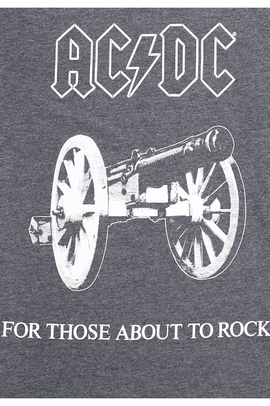 Recovered Tricou cu imprimeu logo ACDC 'For Those About Rock' 7595 Barbati
