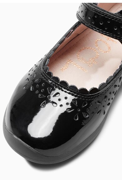 NEXT Pantofi Mary Jane negri de piele lacuita Fete