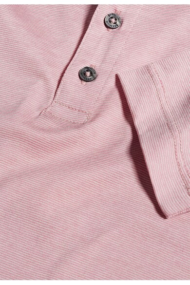 NEXT Bluza polo roz prafuit din bumbac Barbati