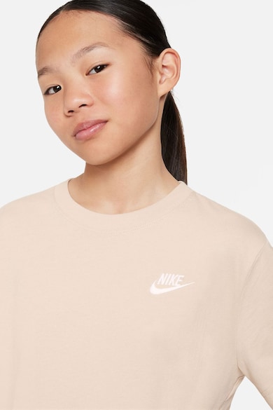 Nike Sportswear kerek nyakú pamutpóló Lány