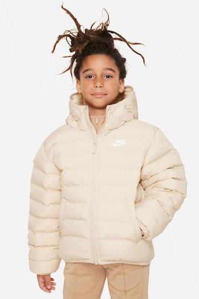 Nike Steppelt bélelt télikabát kapucnival Lány