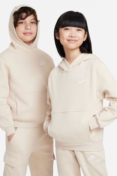 Nike Kapucnis pamuttartalmú pulóver kenguruzsebbel Lány