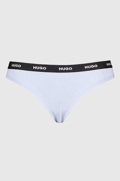 HUGO Set de chiloti tanga cu banda logo in talie - 3 perechi Femei