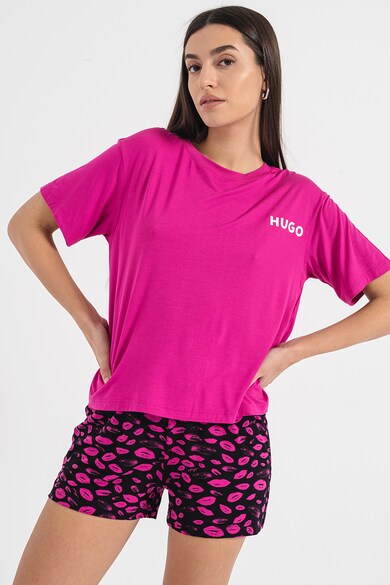 HUGO Tricou de pijama relaxed fit Unite Femei