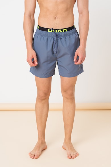 HUGO Плувни шорти с дизайн 2 в 1 Мъже