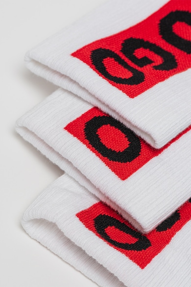 HUGO Дълги чорапи с лого - 3 чифта Мъже
