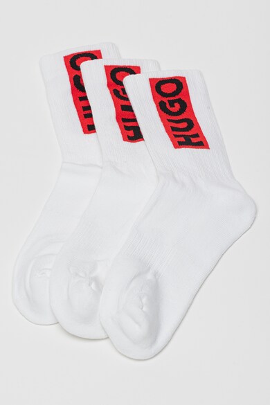 HUGO Дълги чорапи с лого - 3 чифта Мъже