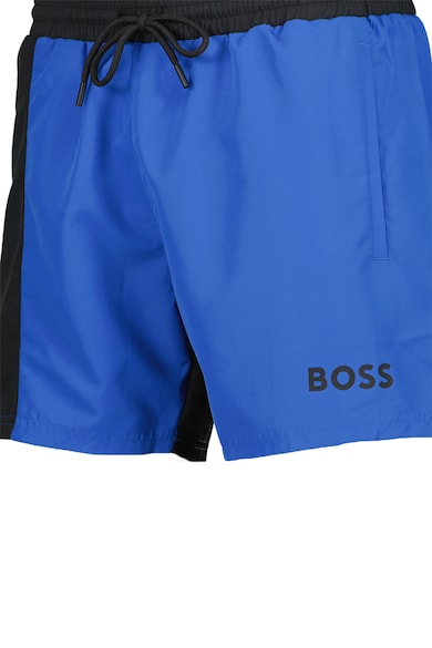 BOSS Плувни шорти с връзки и лого Мъже