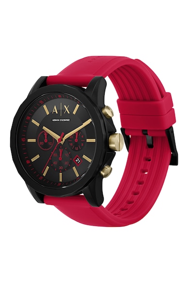 ARMANI EXCHANGE Set de ceas cronograf si eticheta pentru bagaj Barbati