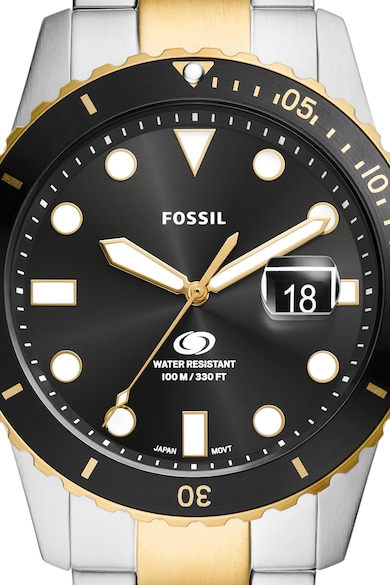 Fossil Двуцветен часовник от неръждаема стомана Мъже