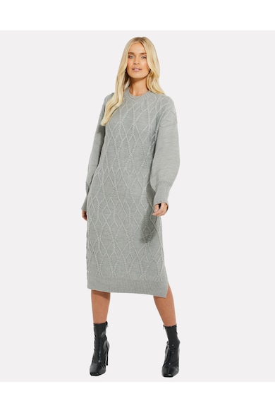 Threadbare Rochie-pulover lejer cu model torsade Femei