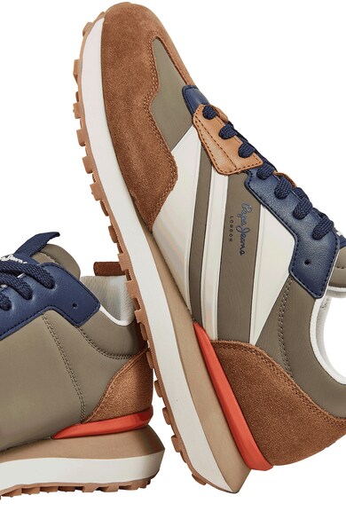 Pepe Jeans London Sneaker nyersbőr betétekkel férfi