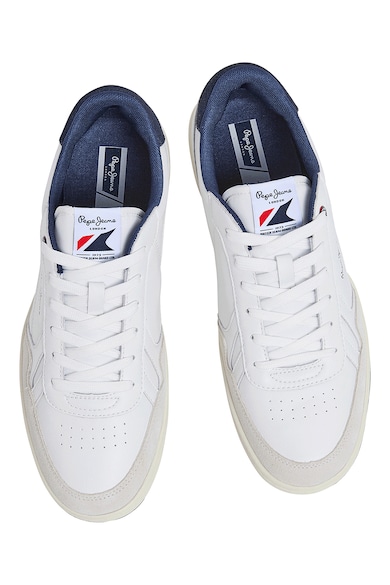 Pepe Jeans London Bevontbőr és nyersbőr sneaker férfi