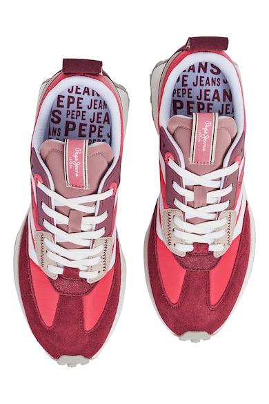 Pepe Jeans London Sneaker nyersbőr részletekkel női
