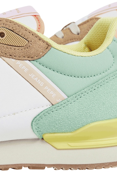 Pepe Jeans London Colorblock dizájnú sneaker textilbetétekkel női