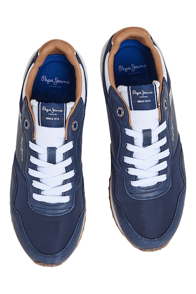 Pepe Jeans London Sneaker műbőr részletekkel férfi