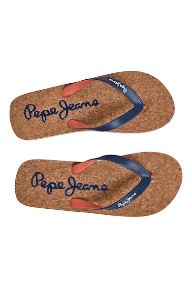 Pepe Jeans London Flip-flop papucs logós részlettel férfi