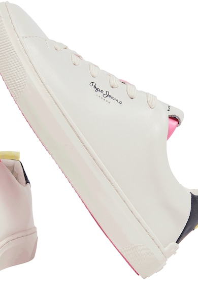 Pepe Jeans London Кожени спортни обувки с лого Жени