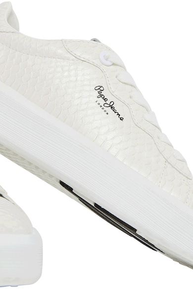 Pepe Jeans London Műbőr sneaker texturált részletekkel női